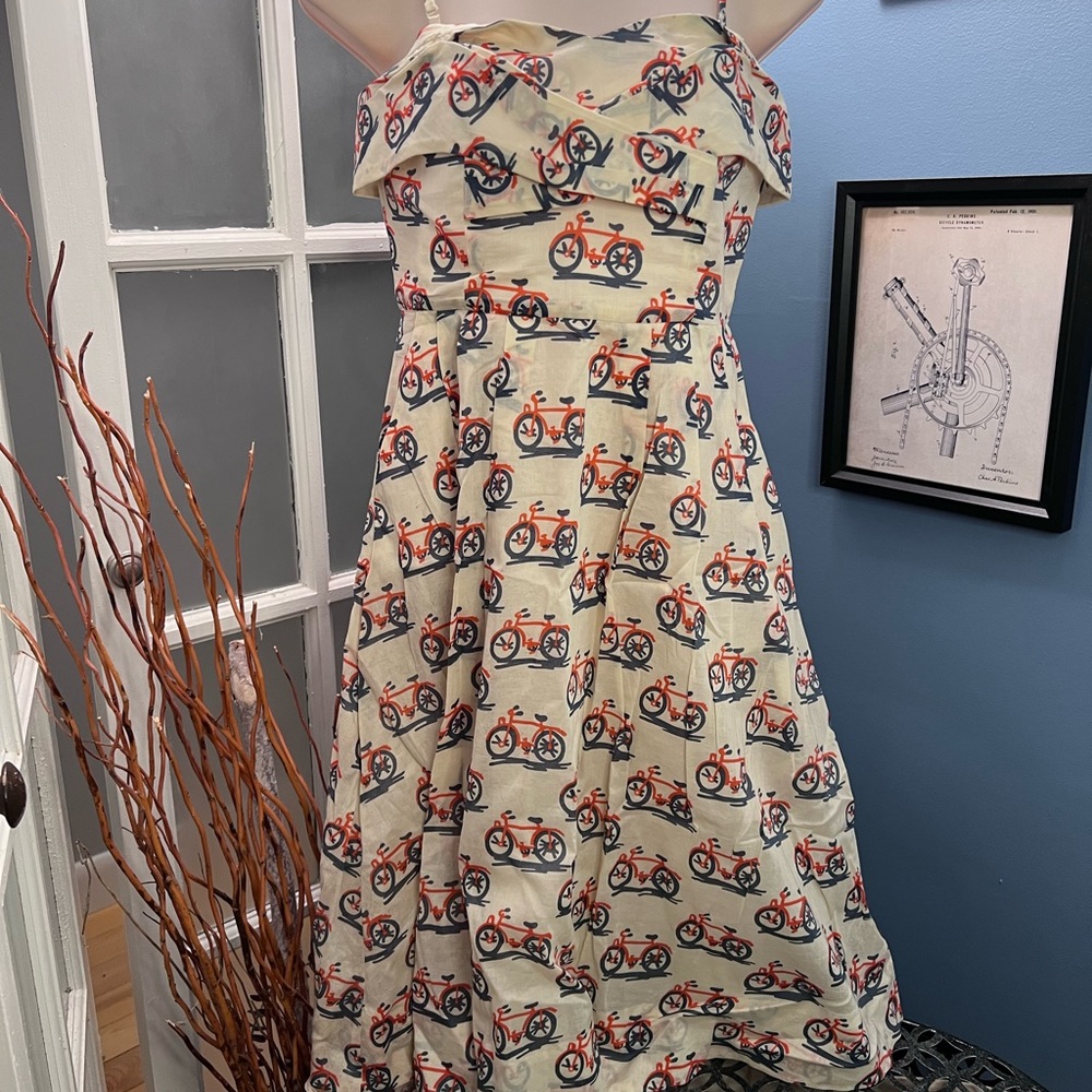 Anthropologie Bike Lane Dress 00 - Picture 3 of 8